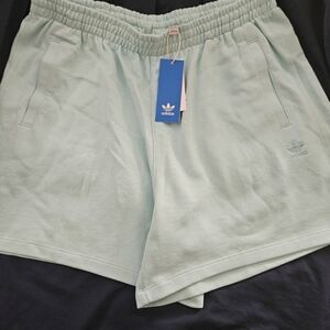 adidas Women's Mint-Blue Athletic Shorts